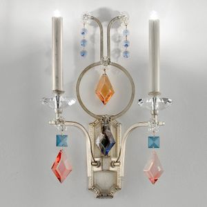 Masiero Gracia - wandlamp met decoratieve Prisma's 2-vl.