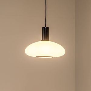 Euluna Hanglamp Milano, 1-lamp, ovaal, wit