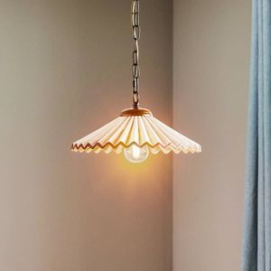 ONLI Hanglamp Rosina 1-lamp lichtroze/brons