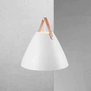 DFTP by Nordlux Hanglamp Strap met metalen kap Ø 48cm wit