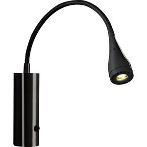 Nordlux Led-wandlamp Mento met flexarm, zwart