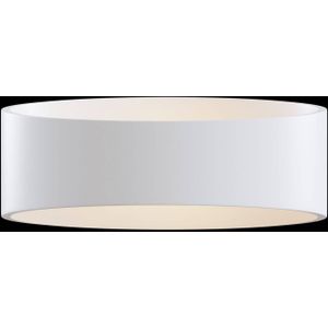 Maytoni LED wandlamp Trame, ovale vorm in wit