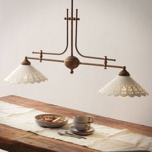 Ceramiche Hanglamp Pizzo met ketting, 2-lamps