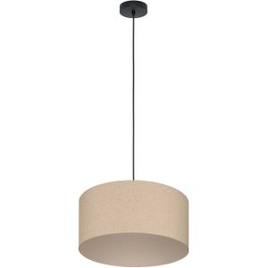 EGLO Hanglamp Feniglia met linnen kap naturel