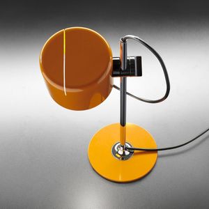 Oluce Mini Coupè LED tafellamp, mosterdgeel