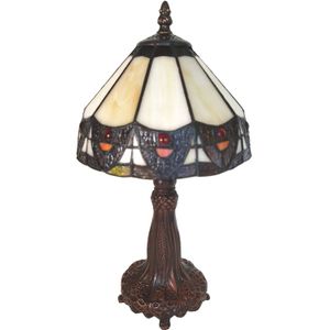Clayre&Eef Tafellamp 5LL-6108, Tiffany stijl