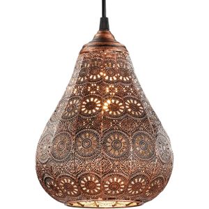 Trio Lighting Koperkleurige hanglamp Jasmin