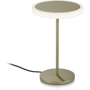 Knapstein LED-tafellamp Tilda, dimbaar, brons / oud-messing, Woon-/ Eetkamer, metaal, LED tafellamp