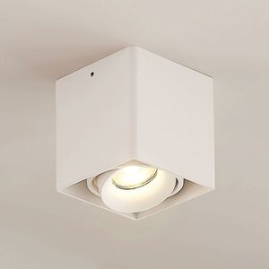 Arcchio - plafondlamp - 1licht - aluminium - H: 9.4 cm - GU10 - wit