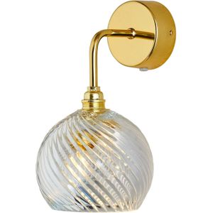 EBB & FLOW Rowan wandlamp goud/Crystal Ø 15,5 cm