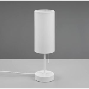 Reality - LED Tafellamp - Tafelverlichting - E27 Fitting - Rond - Wit - Aluminium