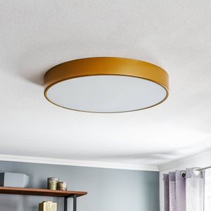 TEMAR LIGHTING Plafondlamp Cleo in gold met diffusor, Ø 60cm