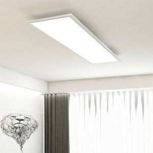 Briloner LED paneel Simple, wit, ultravlak, 119,5x29,5cm