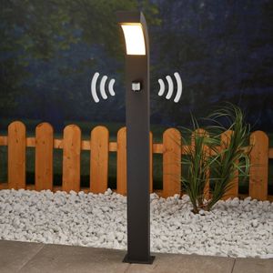 Lucande LED-tuinpadverlichting Lennik met bewegingssensor