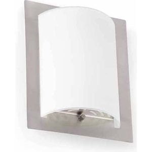 FARO BARCELONA Wandlamp DIULA-1, dimbaar, alu / grijs / zink, Woon-/ Eetkamer, metaal, Modern, wandlamp