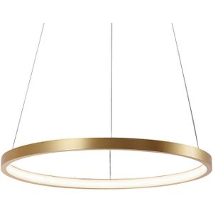 JUST LIGHT. LED hanglamp Circle, goud, Ø 39 cm