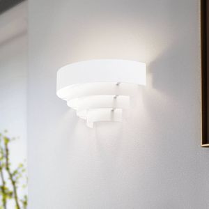 Luminex Wandlamp Levin met stalen kap, wit