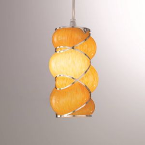 Siru Statige hanglamp Orione, amber