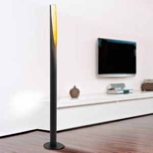 EGLO LED-voetlamp Barbotto in zwart/goud