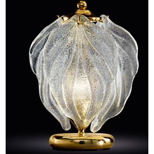 Novaresi Glazen tafellamp Foglie van Muranoglas