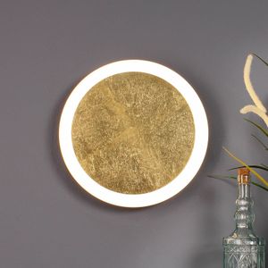 Eco-Light LED-wandlamp Moon Ø 50 cm, goud