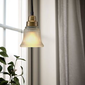 PR Home Emmi hanglamp, kleur antiek messing, Ø 12 cm