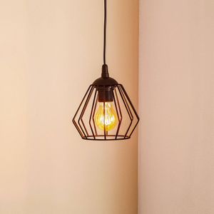 HELAM Hanglamp Agat, zwart, 1-lamp