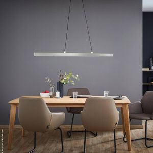 Schöner Wohnen LED strip hanglamp, aluminium