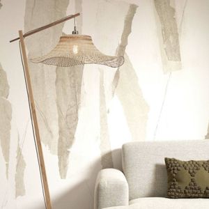 GOOD & MOJO Ibiza vloerlamp Ø 65cm naturel/naturel