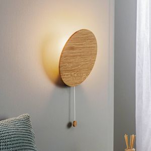 Nowodvorski Lighting Minimal wandlamp van eikenhout