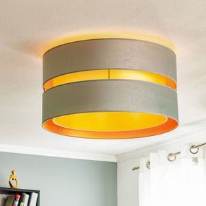 Duolla Plafondlamp Golden Duo Ø 60cm mintgroen/goud