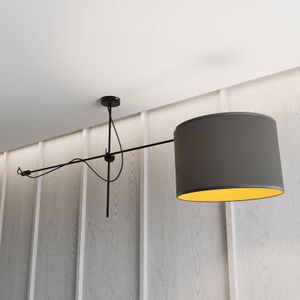 Nowodvorski Lighting Plafondlamp Viper in zwart en goud