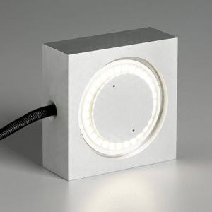 TECNOLUMEN Multifunctionele lamp Square met LED, zwart snoer