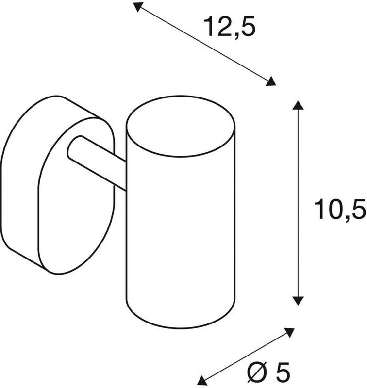 Noblo® - Wandspot - Dimbaar - LED - Warmwit Licht - 90° Zwenkbereik