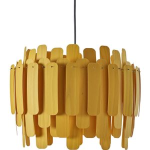 LZF LAMPS LZF Maruja houten hanglamp, geel