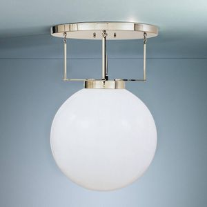TECNOLUMEN Plafondlamp van messing in Bauhaus-stijl, 40 cm