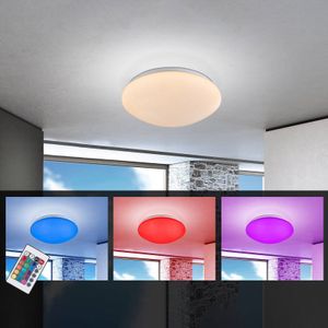 Globo LED plafondlamp Atreju I, RGBW, dimbaar, Ø 29 cm