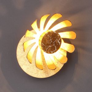 Eco-Light LED wandlamp Bloom goud