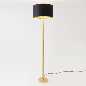 Holländer Cancelliere Rotonda chintz vloerlamp zwart/goud