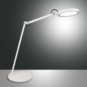 Fabas Luce LED bureaulamp Regina met dimmer, wit