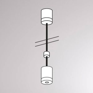 Molto Luce Ophanging voor Volare-rail, 100cm, wit