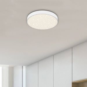 Briloner LED Star plafondlamp, Ø 21,2 cm, wit