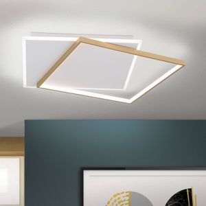 ORION LED plafondlamp Emanuel, wit/goud