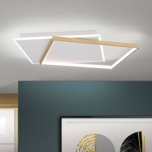 ORION LED plafondlamp Emanuel, wit/goud