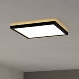 EGLO - Rovito-Z - Smart Home Plafondlamp - Zwart - IP44 - Dimbaar - 29 x 29 cm