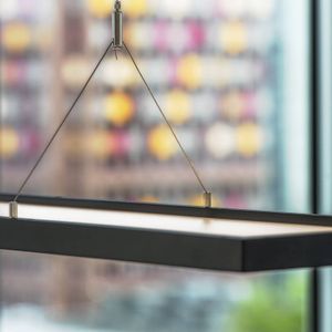SLV Worklight LED kantoor hanglamp, zwart