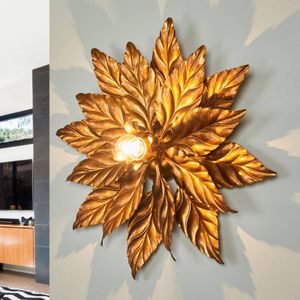 Kögl Wandlamp antiek met gouden bladeren 40 cm