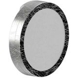 Lightme LED spiegellamp Aqua rond bladzilver