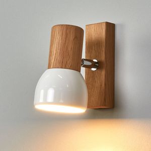 Spot-Light Svenda - wandspot uit geolied eikenhout