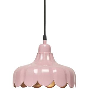 PR Home hanglamp Wells Small, roze/goud, Ø 24 cm, stekker